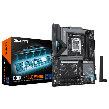 Gigabyte B860 EAGLE WIFI6E · Processor family Intel · Processor socket LGA1851 – nuotrauka 1