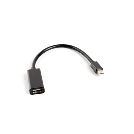 Lanberg Adapter Cable DisplayPort Mini to HDMI, 20 cm | AD-0005-BK – nuotrauka 1