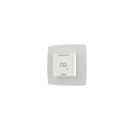 DUCO CO2 Room Sensor with Control RF/Wired, White – image 1
