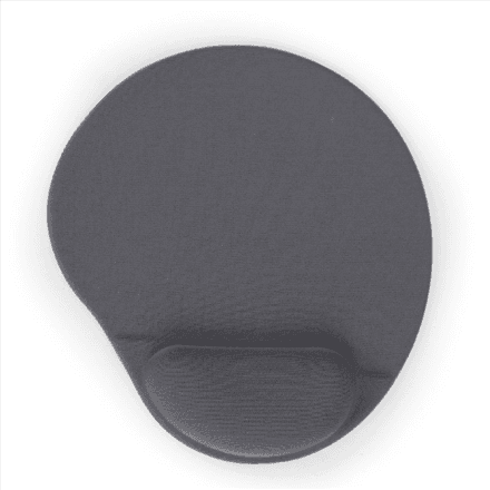 Gembird MP-GEL-GR Gel mouse pad with wrist support, grey Comfortable – image 1