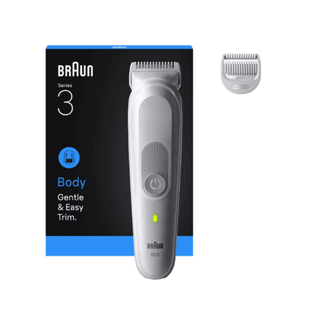 Braun Body Groomer | Series 3 BG3500 | Cordless | Lght Grey – nuotrauka 1