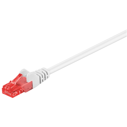 CAT 6 patch cable U/UTP · 68632 · Prewired, unshielded LAN cable with 2x RJ45 plugs for connecting network components; High-quality copper-clad aluminium wire (CCA) and gold-plated contacts guarantee an excellent, pow... – image 1