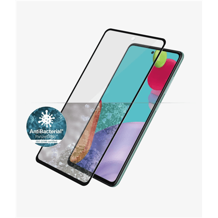 PanzerGlass | Samsung | Galaxy A52 | Black/Transparent | Antifingerprint screen protector – nuotrauka 1
