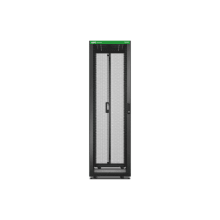 APC Easy Rack 600mm/48U/1200mm , with Roof, castors, feet and 4 Brackets, No Side panels, black | Schneider Electric – image 1