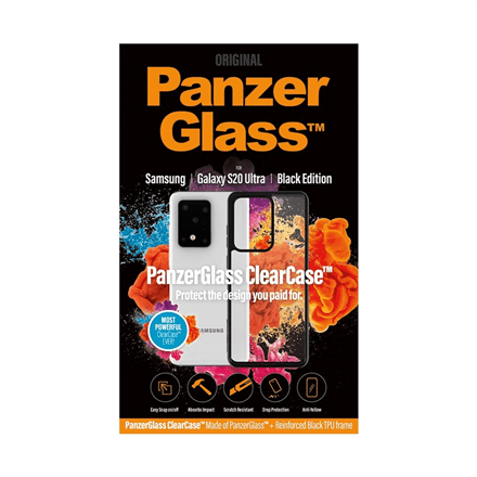 PanzerGlass ClearCase Samsung Galaxy S20+ Ultra, Black | PanzerGlass – nuotrauka 1