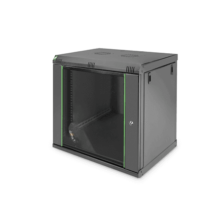 Digitus Wall Mounting Cabinet | DN-19 12-U-EC-SW | Black – image 1