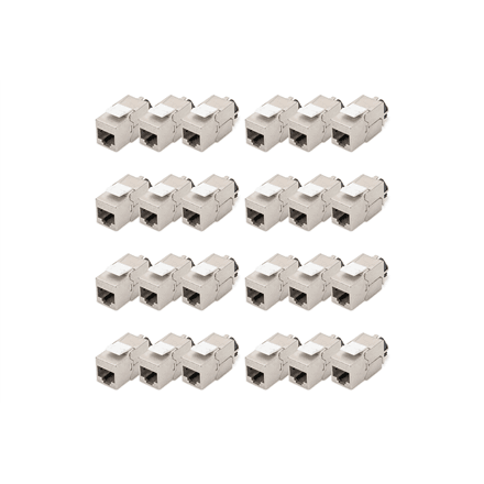 Digitus CAT 6A Keystone module, set, 24 pcs | DN-93617-24 – image 1