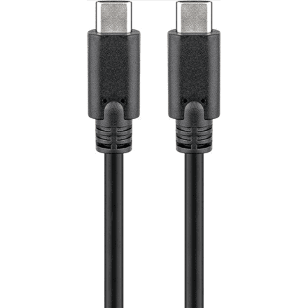 Goobay 67976 USB-C 3.1 generation 1 cable, black, 1m · Goobay · USB-C Charge Cable USB-C male – nuotrauka 1