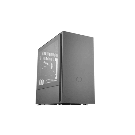 Cooler Master | Silencio S400 with Steel side panel | Black | Mini ITX, Micro ATX – nuotrauka 1