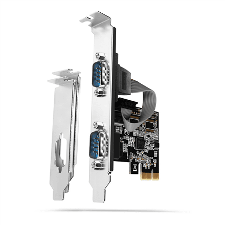 AXAGON PCI-Express card with two 250 kbps serial ports | PCEA-S2N – image 1