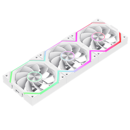Gamemax FN12A-N2 WL-RW | Case fan | White – image 1