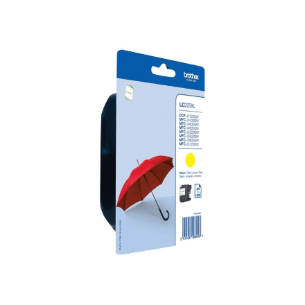 Brother LC225XLY | Ink Cartridge | Yellow – nuotrauka 1