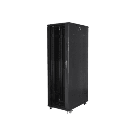Lanberg | Rack cabinet 19" free-standing 42U/800x1000 (flat pack) | FF01-8042-12B | Black – nuotrauka 1