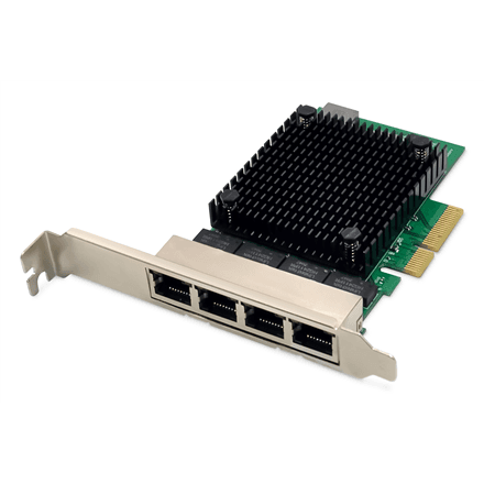 Digitus DN-10136 4-Port RJ45 RTL8125B, 2.5 GBits Server NIC – nuotrauka 1