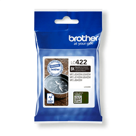 Brother LC422BK | Ink Cartridge | Black – image 1