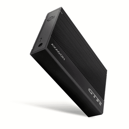 AXAGON Ribbed aluminum USB 3.2 Gen 1 - SATA 6G external box for 3.5" HDD | EE35-GTR – image 1