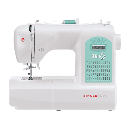 Singer | STARLET 6660 | Number of stitches 60 | Number of buttonholes 4 | White – image 1
