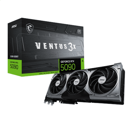 MSI GeForce RTX 5090 32G VENTUS 3X OC · NVIDIA · 32 GB – nuotrauka 1