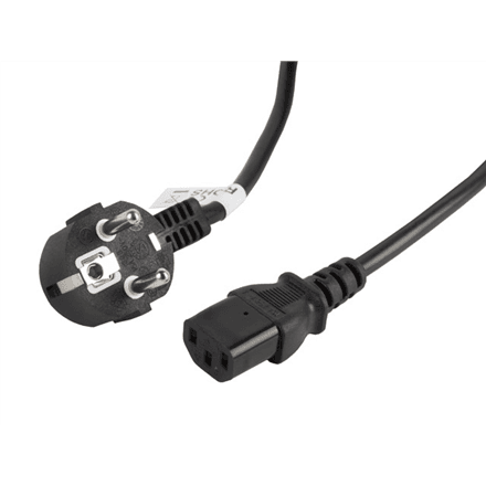 Lanberg | CEE 7/7 to IEC 320 C13 Power Cord | CA-C13C-11CC-0030-BK – nuotrauka 1