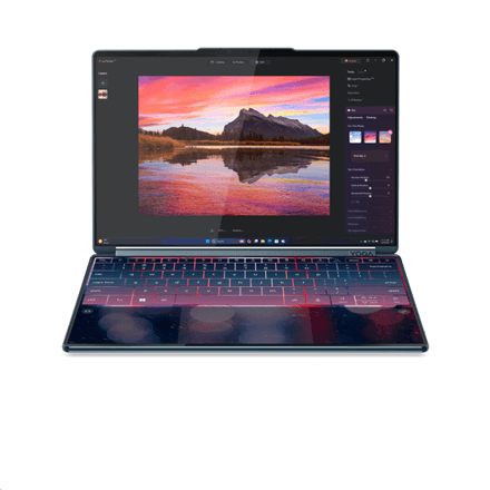 Lenovo Yoga Book 9 14IAH10 Intel · Tidal Teal · 2x14 " – nuotrauka 1