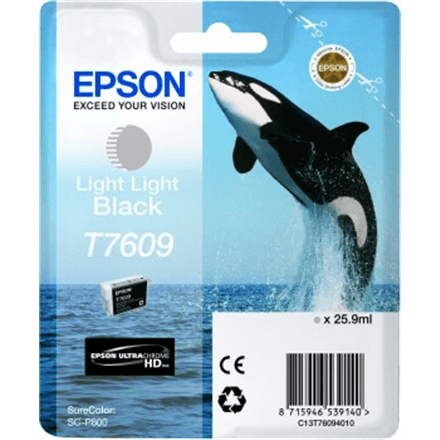 Epson T7609 | Ink Cartridge | Light Light Black – nuotrauka 1