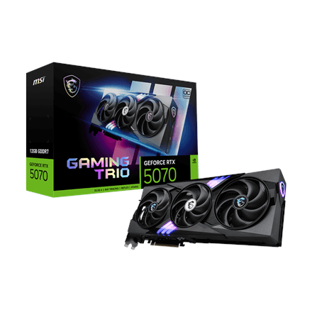 MSI GeForce RTX 5070 12G GAMING TRIO OC · NVIDIA · 12 GB – nuotrauka 1