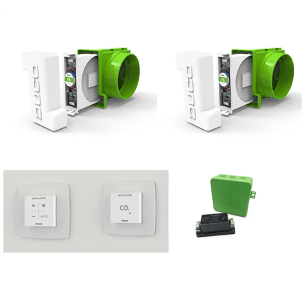 DUCO Basic package Multizone DucoBox Energy Comfort (Plus) Ø160 - White – nuotrauka 1