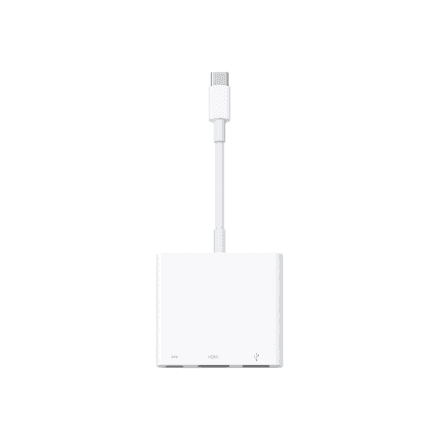 Apple USB-C Digital AV Multiport Adapter | MW5M3ZM/A | White – nuotrauka 1