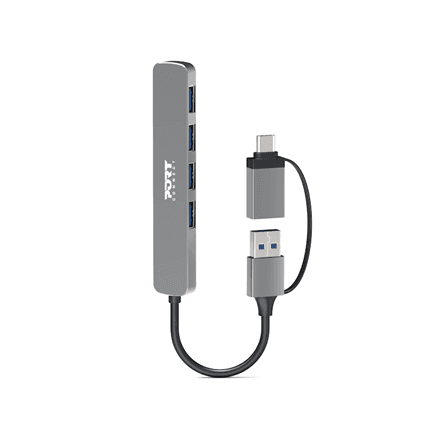 PORT CONNECT | Hub USB-C/USB-A vers 4 ports USB-A 3.0 5Gbps – nuotrauka 1