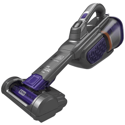 BLACK & DECKER Vacuum Cleaner | BHHV520BFP-QW | Cordless operating | 18 V | Black/Purple – nuotrauka 1
