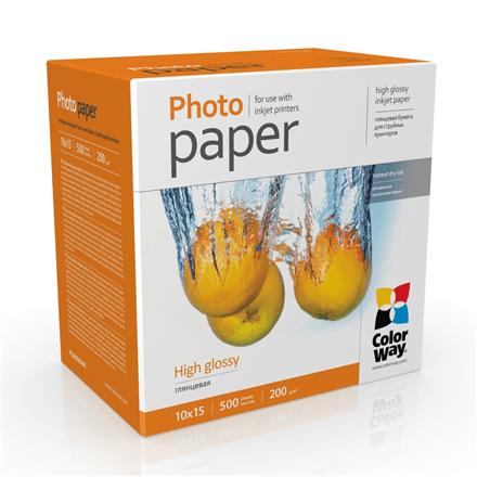 ColorWay Photo Paper, 500 sheets | High Glossy | 200 g/m² | 10x15 – image 1