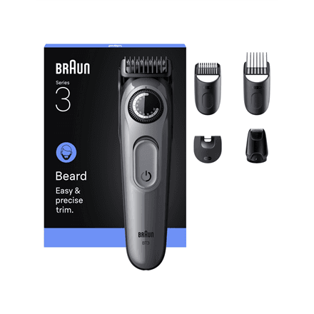 Braun Beard Trimmer | Series 3 BT3560 | Cordless | Number of length steps 40 – image 1