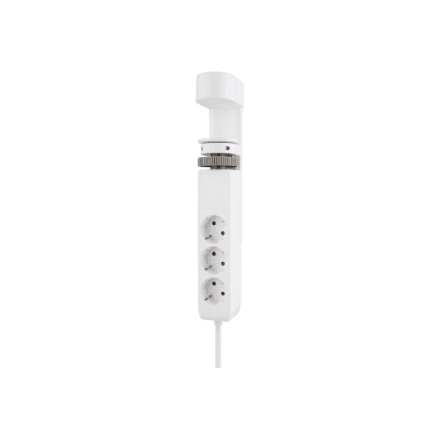 Neomounts | Desk socket with clamp and USB-C and USB-A ports - Quick charge | DS22-840WH6 – nuotrauka 1