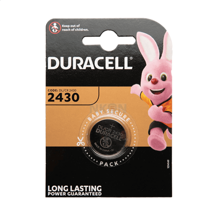 Duracell | Battery | DL2430 BL1 | CR2430 | Lithium | 1 pc(s) – nuotrauka 1