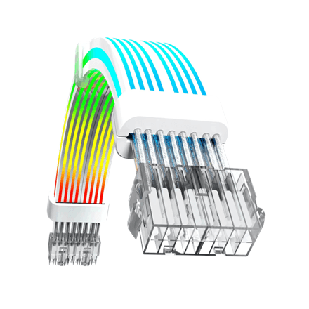 Gamemax | VGA/CPU 2x8PIN-W | White – image 1