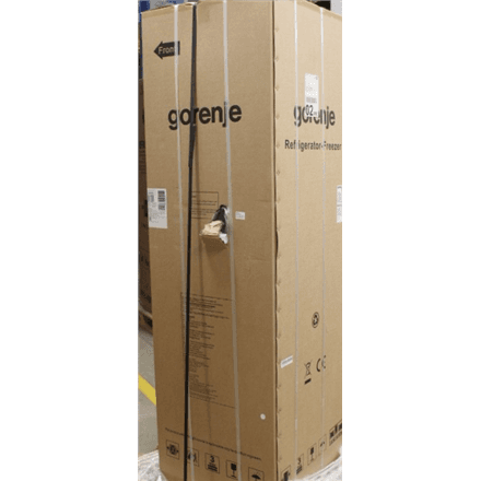SALE OUT. Gorenje NRK418ECS4 Refrigerator, E, Free standing, Combi, Height 182.4 cm, Net Fridge 171 L, Net Freezer 85 L, Grey · SALE OUT. Gorenje Refrigerator · NRK418ECS4 – image 1