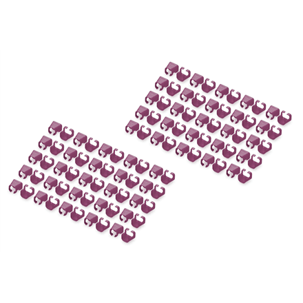 Digitus | Color clips for Patch cable | A-CC-MG | Magenta – image 1
