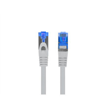 Lanberg | Patchcord Cat.6A S/FTP LSZH CCA | PCF6A-10CC-1000-S | 10 m | Grey – image 1