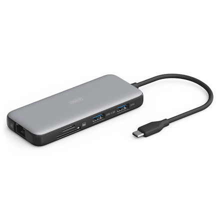 Digitus USB-C docking station, 8-port · DA-70915 · Ethernet LAN (RJ-45) ports 1 – image 1