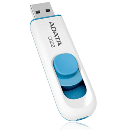 ADATA | C008 | 32 GB | USB Type-A | White/Blue – image 1