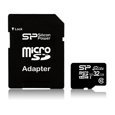 Silicon Power | Elite UHS-I | 16 GB | MicroSDHC | Flash memory class 10 | SD adapter – image 1