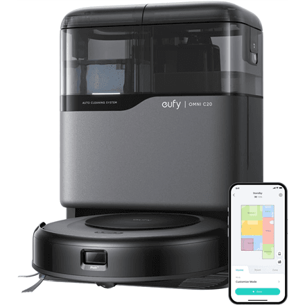 Anker Eufy Robot Vacuum Cleaner with All-in-One Station – nuotrauka 1
