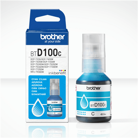 Brother BTD100C | Ink Bottle | Cyan – nuotrauka 1