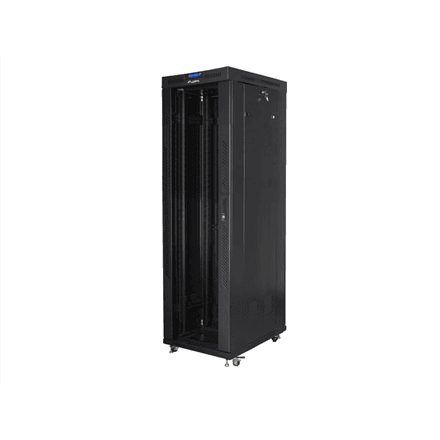Lanberg Rack cabinet 19" free-standing 42U/600x1000 (flat pack) with glass door lCD V2 – image 1