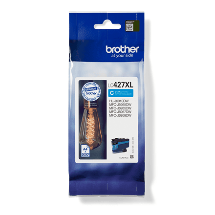 Brother LC427XLC | Ink Cartridge | Cyan – nuotrauka 1