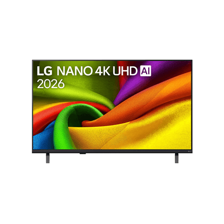 LG NANO 4K AI TV | 43NU800B3LC | 43 | Smart TV | webOS | UHD | Black – nuotrauka 1