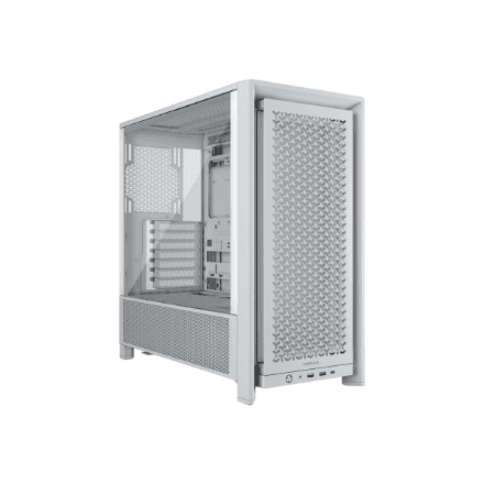Corsair PC Case | Frame 4000D Modular | White | Mid-Tower – image 1