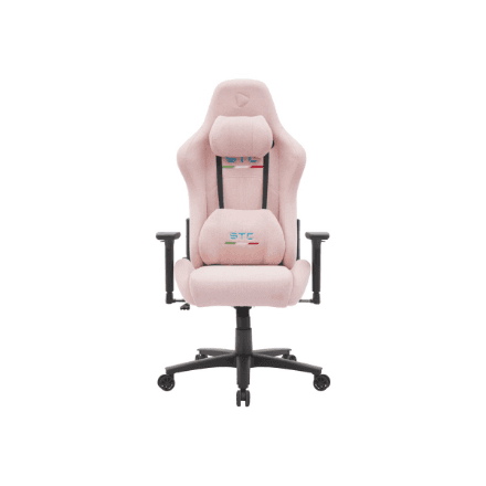 Onex STC Snug L Series | Gaming Chairs | Short Pile Linen; Metal; Nylon base | Pink – image 1