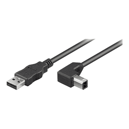 Goobay | USB 2.0 Hi-Speed Cable 90° | USB to USB – image 1