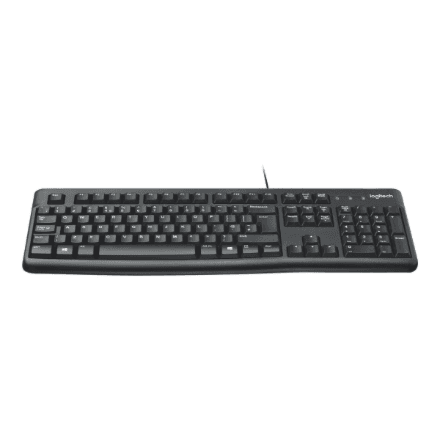 LOGITECH K120 Corded Keyboard black USB (US) | Logitech – nuotrauka 1